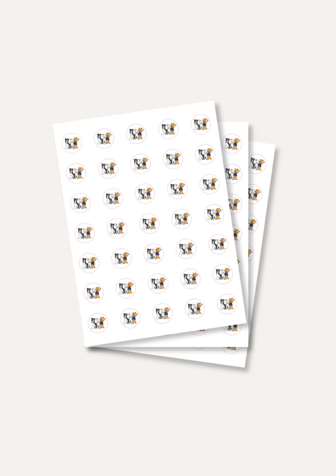 Cubbies - Klistremerker: Teddy, Hedda hund og Linda Lam (140 stk) 2 Cubbies - klistremerker: teddy, hedda hund og linda lam (140 stk) - bilde 2